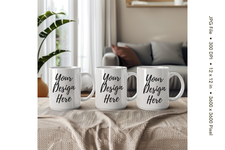 Christmas Winter Coffee Mug Mockups Template Blank Ceramic66
