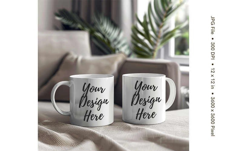 Christmas Winter Coffee Mug Mockups Template Blank Ceramic67
