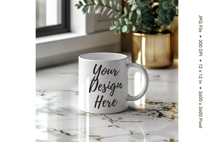 Christmas Winter Coffee Mug Mockups Template Blank Ceramic76