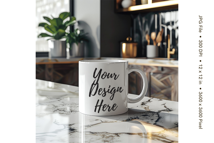 Christmas Winter Coffee Mug Mockups Template Blank Ceramic78