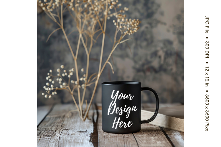 Christmas Winter Coffee Mug Mockups Template Blank Ceramic84