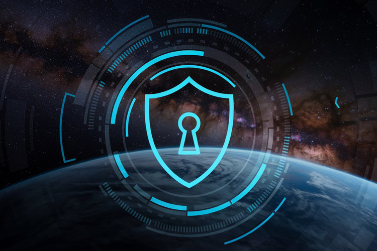 cybersecurity, shield, lock, protection, digital, security