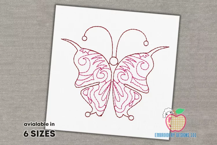 A Spring Butterfly In Colors Running Line