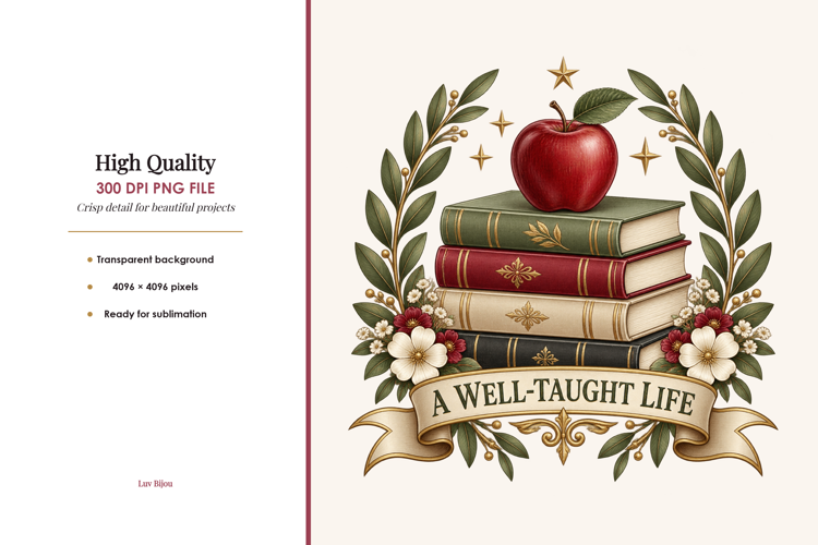 A Well-Taught Life Teacher PNG