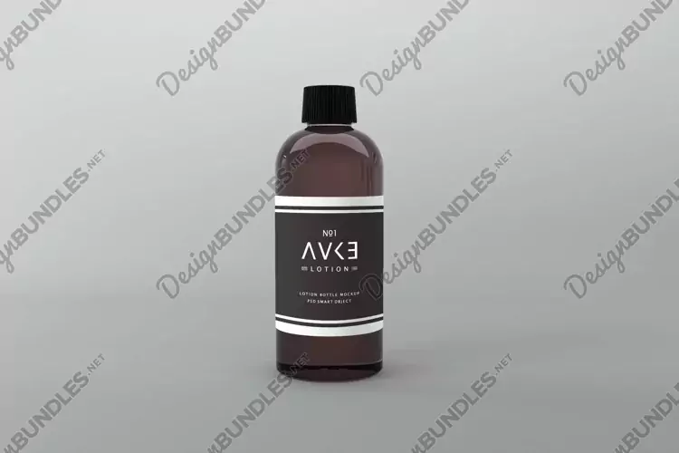 Lotion Bottle Mockup