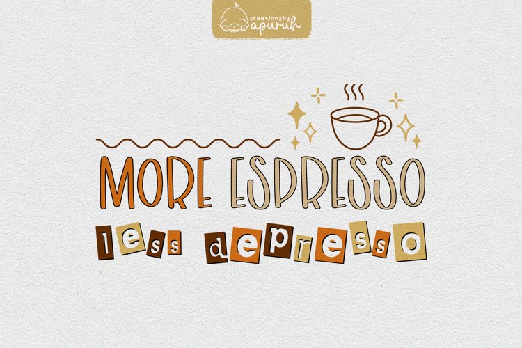 Coffee Lover Quotes Sublimation 01 example image 1
