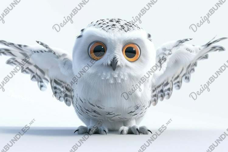 Snowy Owl Bird Background Wallpaper example image 1