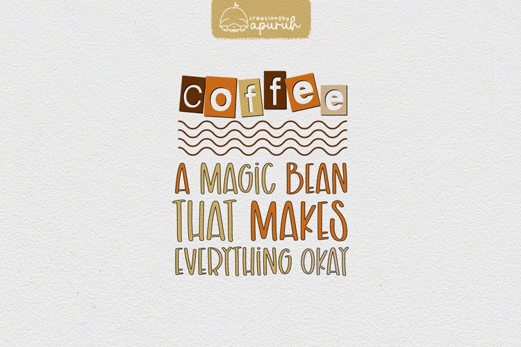 Coffee Lover Quotes Sublimation 08 example image 1