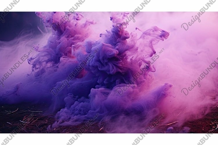 rising purple smoke transparent example image 1