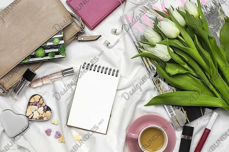 Feminine Styled Stock Photo