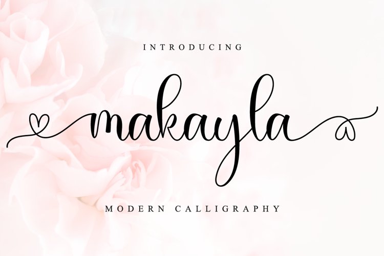 Makayla - Lovely Script Font example image 1