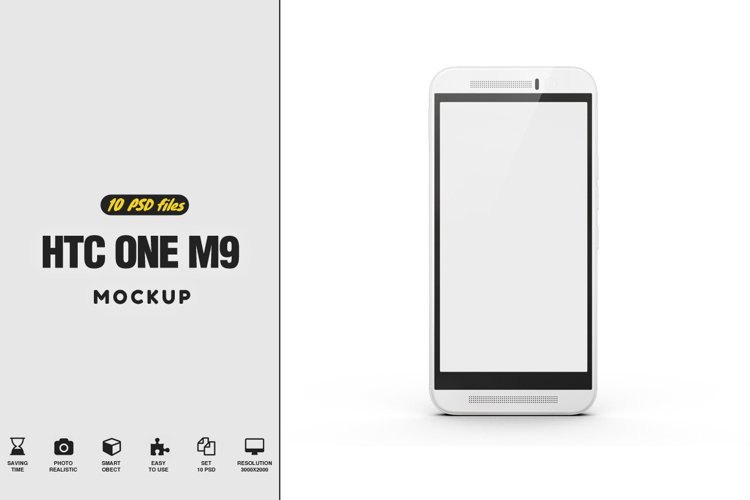 HTC One M9 Mockup example image 1