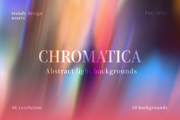 Chromatica Abstract Light Backgrounds Bundle