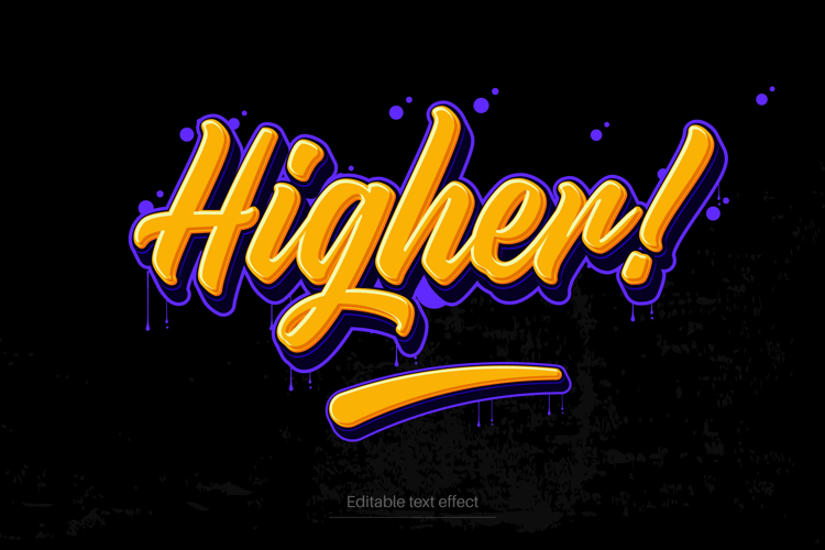 Vibrant Lettering Editable Text Effect for Stunning Designs