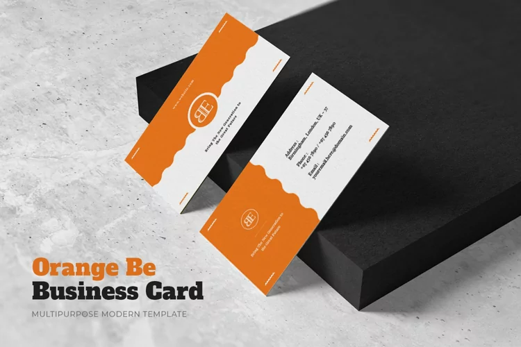 Orange BE Business Card