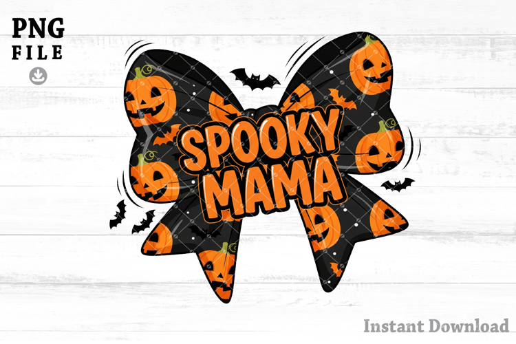 Halloween Spooky Mama, Mom Life,Ghost,Cute Ghost,Happy Hall