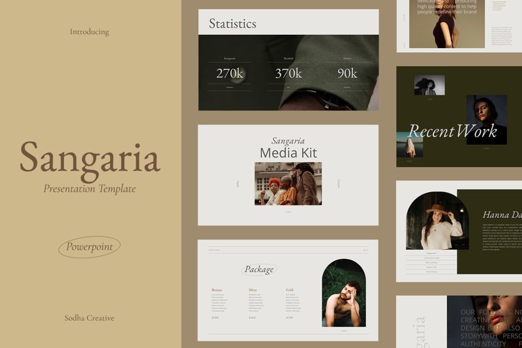 SANGARIA - Powerpoint Template example image 1