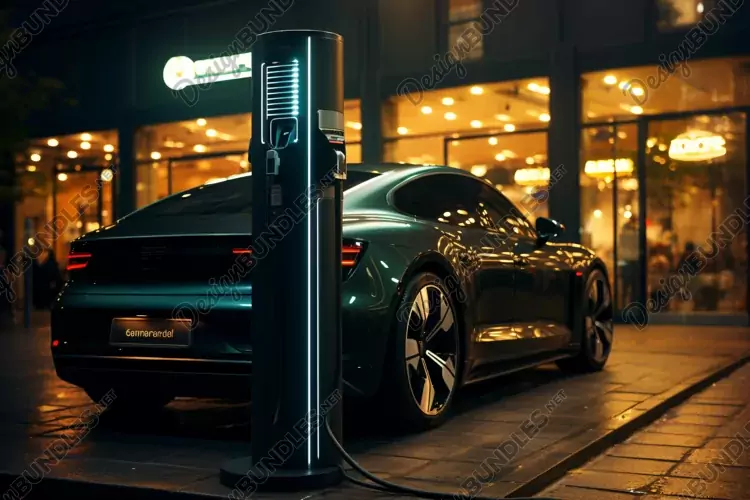 Electric Cars and bike charging stations