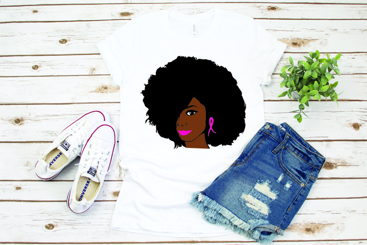Cancer sucks, pink, Woman black, woman, girl black, 10P example image 1