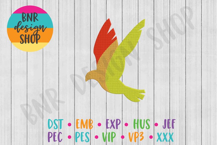 Bird Machine Embroidery Design example image 1