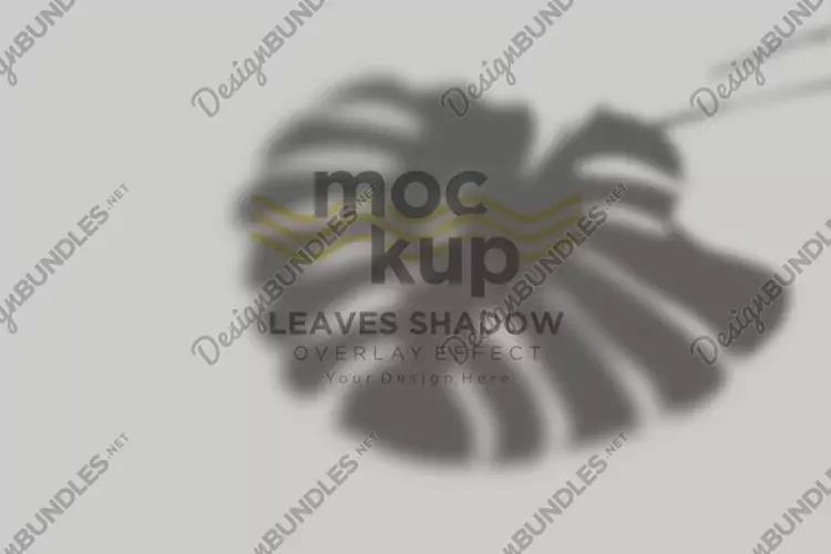 Leaves Shadow Overlay Effect Mockup
