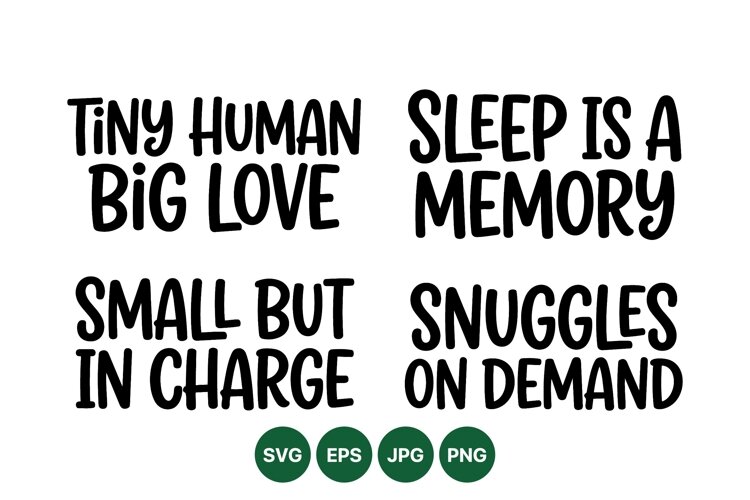 Baby Quote SVG Typography Designs For Nursery example image 1