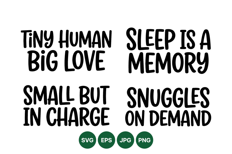 Baby Quote SVG Typography Designs For Nursery