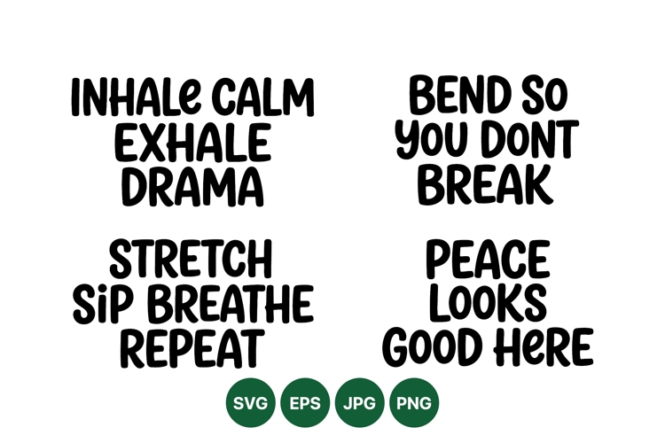 Hand Lettered Inspirational Quote SVG Design Files