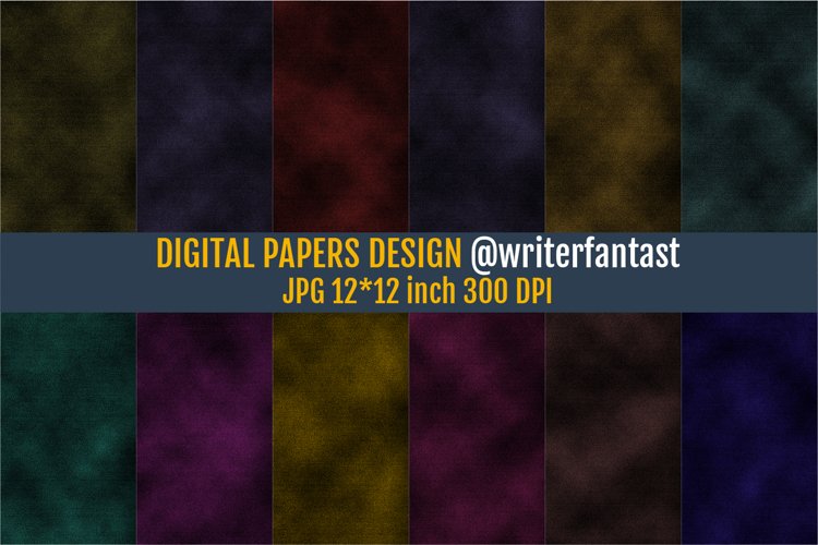 Dark Velvet digital papers example image 1