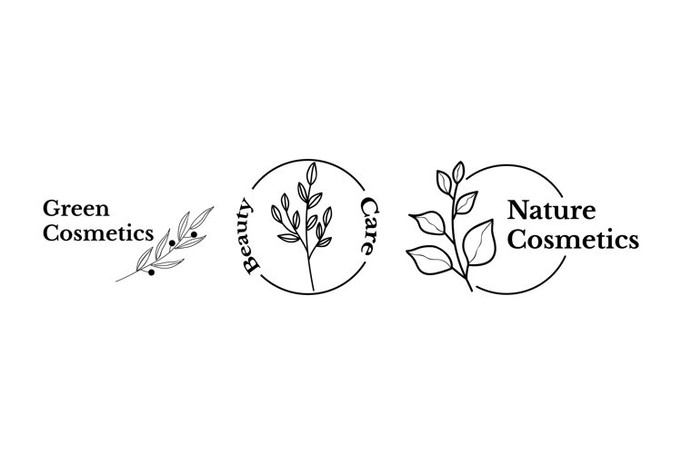 Nature Cosmetics Logo Collection example image 1
