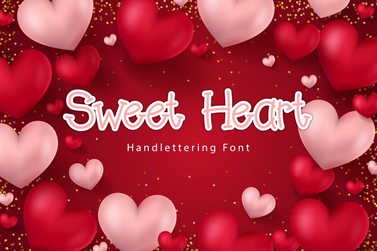 Sweet Heart Font example image 1