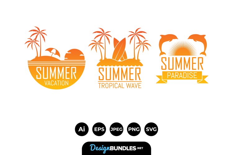 Summer Badges example image 1