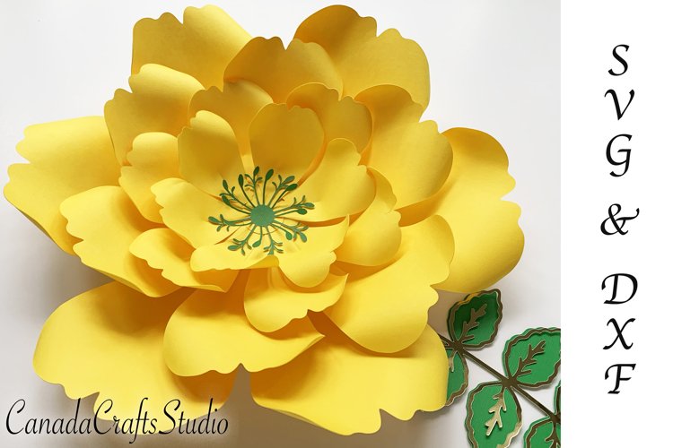 Giant Paper Flower Template | Design Bundles