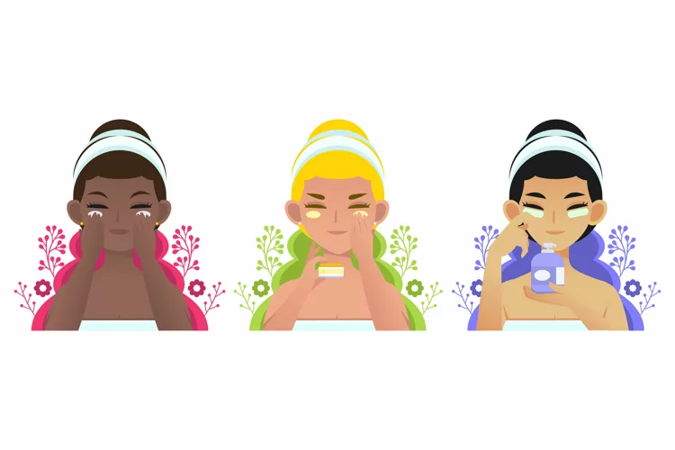 Collections of Woman Skincare Routine
