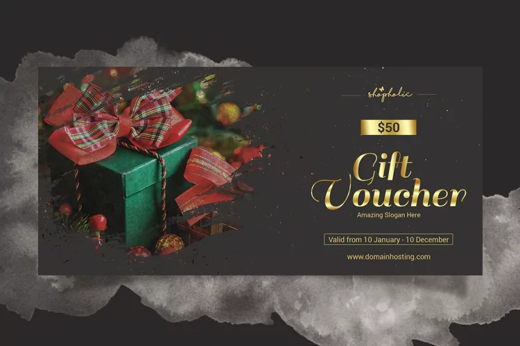 Christmas Gift Voucher Template