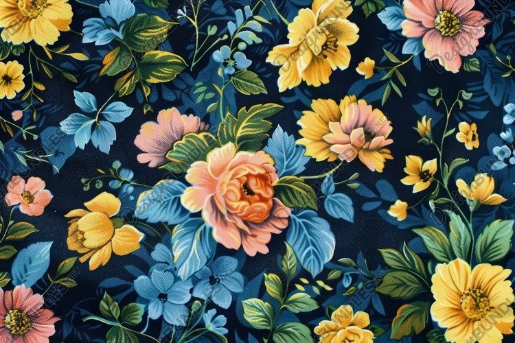 Flowers Texture Image 23