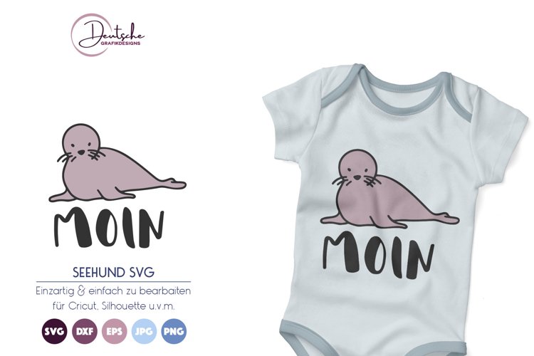 Moin SVG| Seehund SVG example image 1