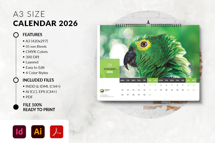 2026 Calendar Printable