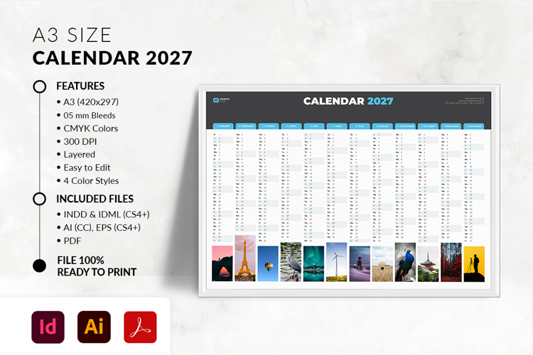 Calendar 2027