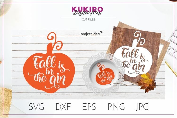Fall is in the air SVG Cut File - Thanksgiving day SVG