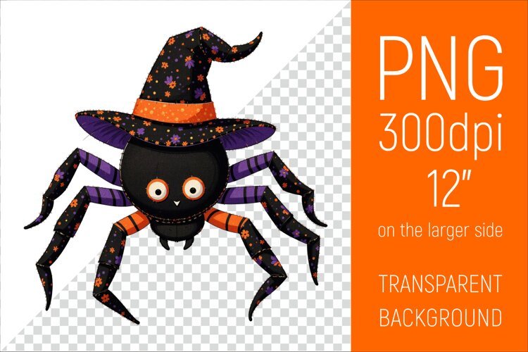 Halloween Spider Clipart | Halloween Party Design example image 1