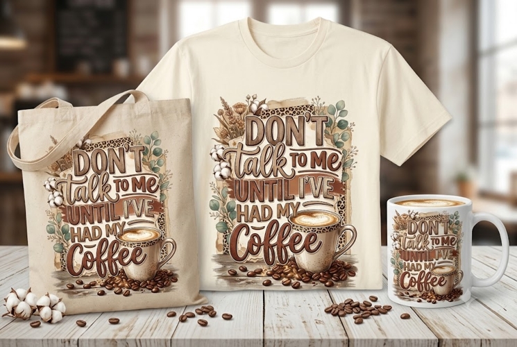 Dont Talk to Me Until Ive Had My Coffee PNG Design