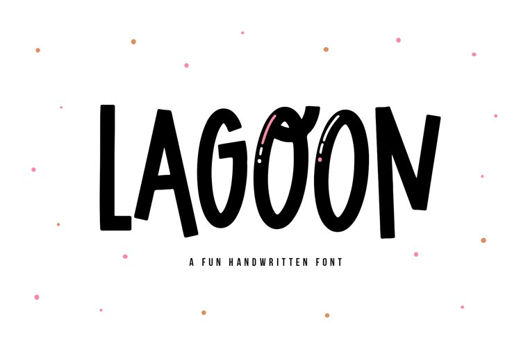 Lagoon - A Fun Handwritten Font example image 1