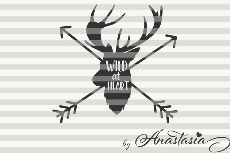 Wild at heart SVG Cut File example image 1