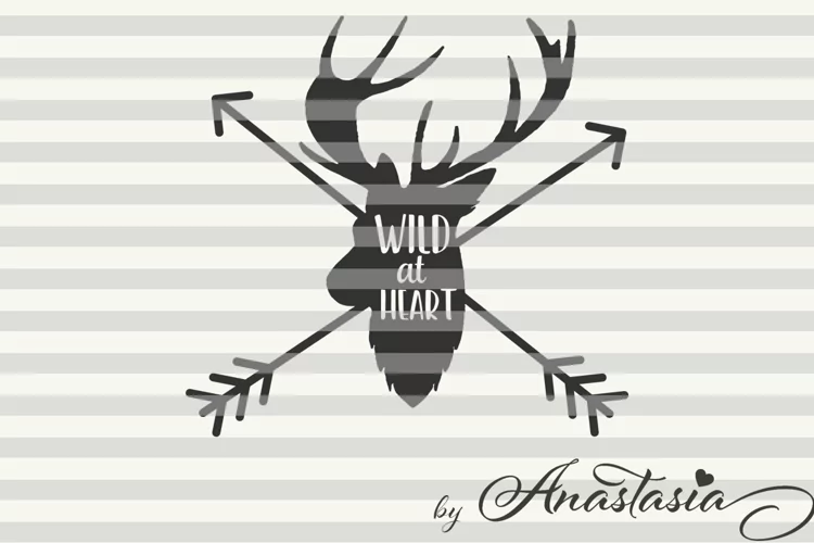 Wild at heart SVG Cut File