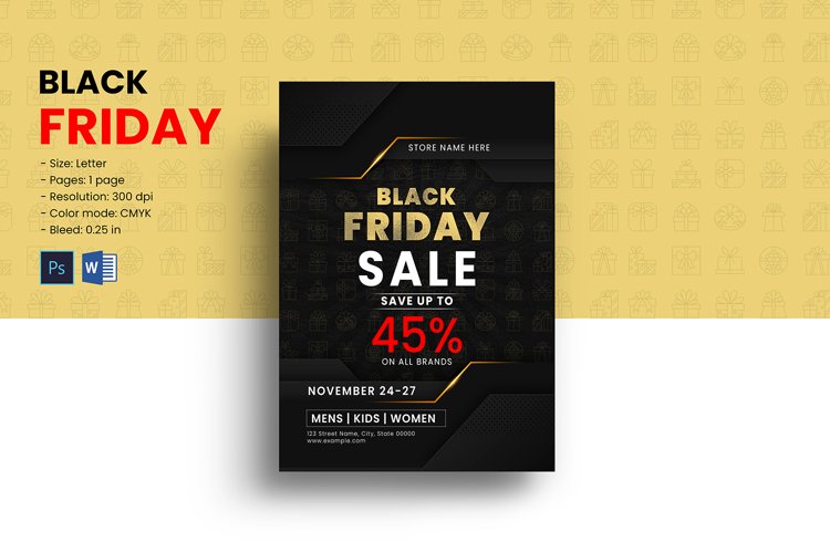 Black Friday Flyer Template Image 6