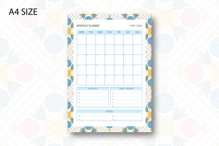 Printable Flower Template Image 3