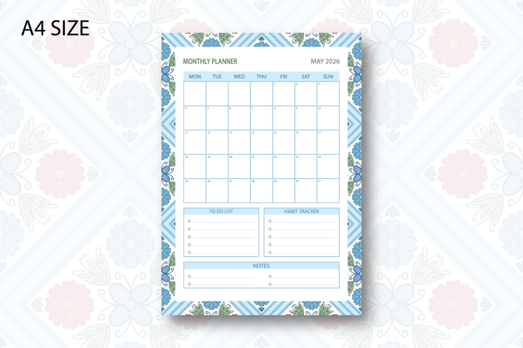 Printable Flower Template Image 4