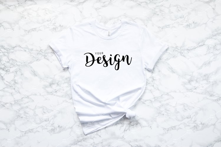 White Tshirt Mockup Image 8