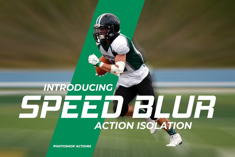 Speed Blur Photoshop Action Isolation